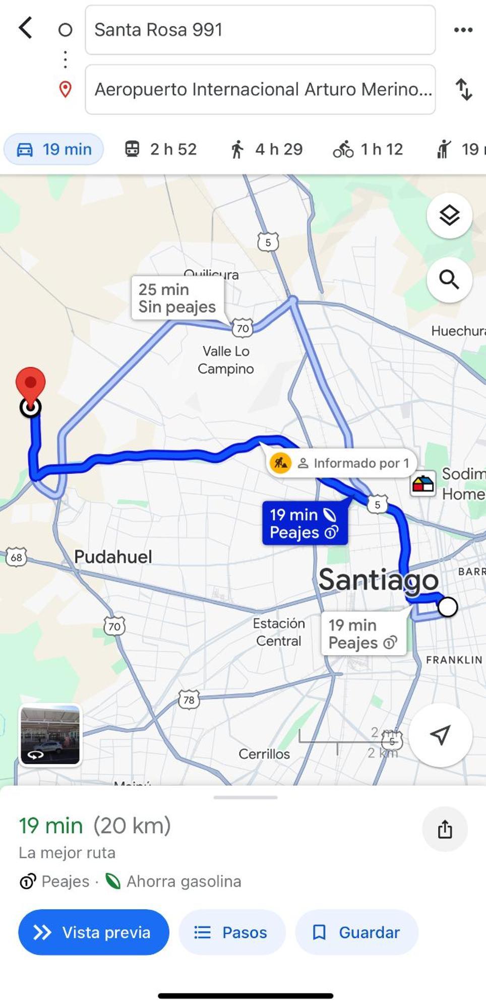 1a1 Metro Matta Hospital San Borja Fantasilandia Gendarmeria Santiago de Chile